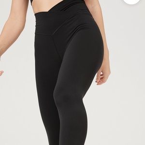 Aerie Real Me High Waisted Crossover Leggings